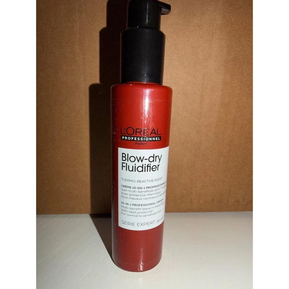 Loreal Professionnel Blow-dry Fluidifier 10 leave in Heat Protectant hair care‎